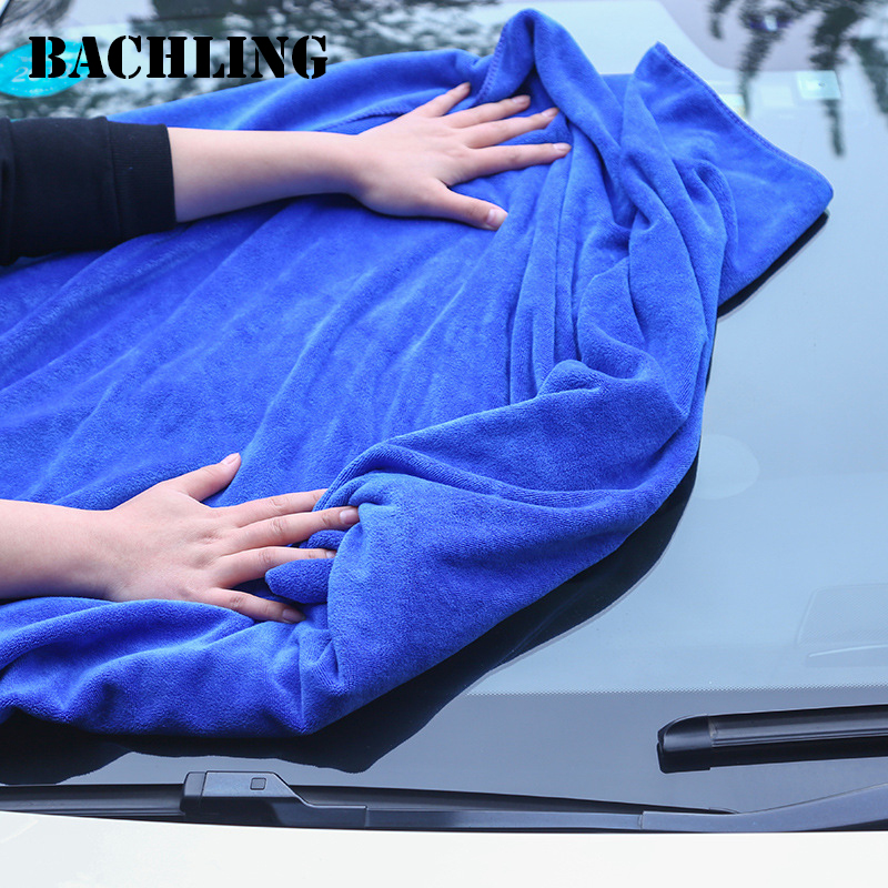 Microfiber Car Drying Towel Super Absorbent - 60x160/180cm Car Wash Towel 400GSM Microfiber