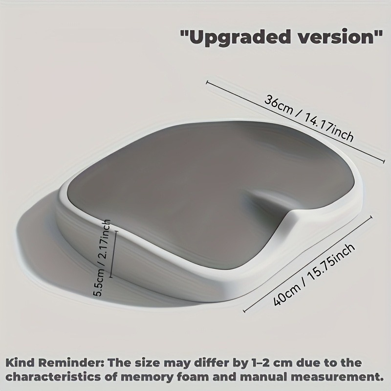 Ergonomic Memory Foam Seat Cus - đánh giá và giá Memory Foam Car Neck Pillow Lumbar Support