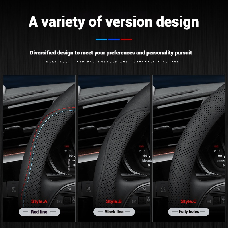 Leather Breathable Car Steerin - đánh giá và giá Car Steering Wheel Cover Anti Slip Breathable