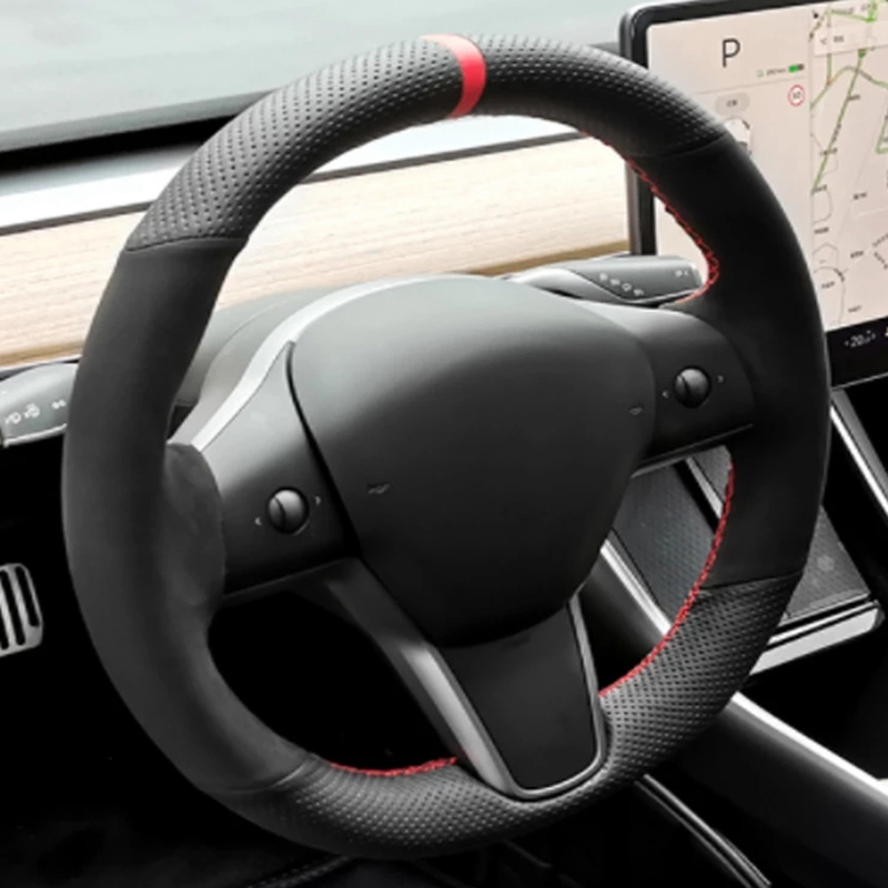 Tay Đeo Chống Trơn Trượt Sợi C - đánh giá và giá Car Steering Wheel Cover Anti Slip Breathable