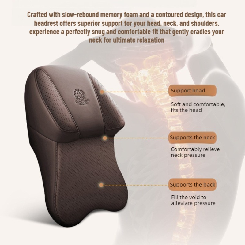 New Universal Minimalist All S - đánh giá và giá Memory Foam Car Neck Pillow Lumbar Support