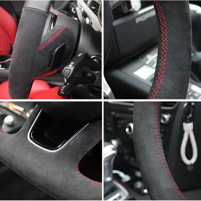 Tùy Chỉnh Xe Lái Bao Gồm Bánh  - đánh giá và giá Car Steering Wheel Cover Anti Slip Breathable