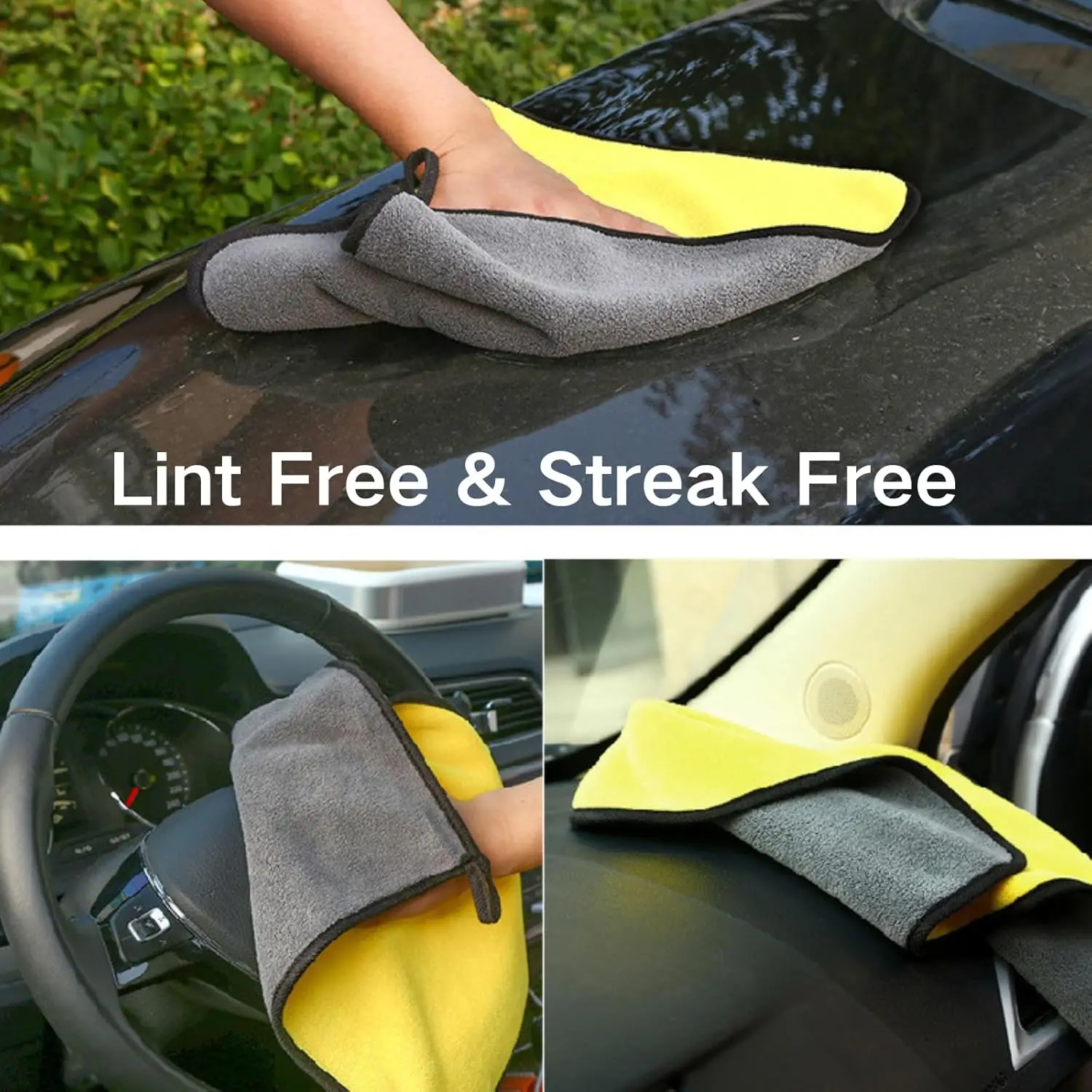 Wholesale Car Cleaning Towels  - đánh giá và giá Microfiber Car Drying Towel Super Absorbent