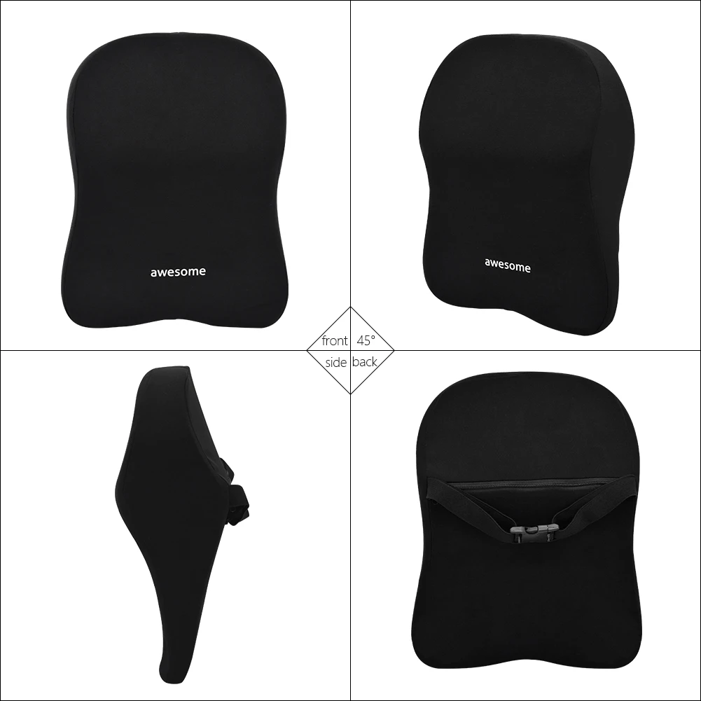 Car Lumbar Back Support Headre - đánh giá và giá Memory Foam Car Neck Pillow Lumbar Support