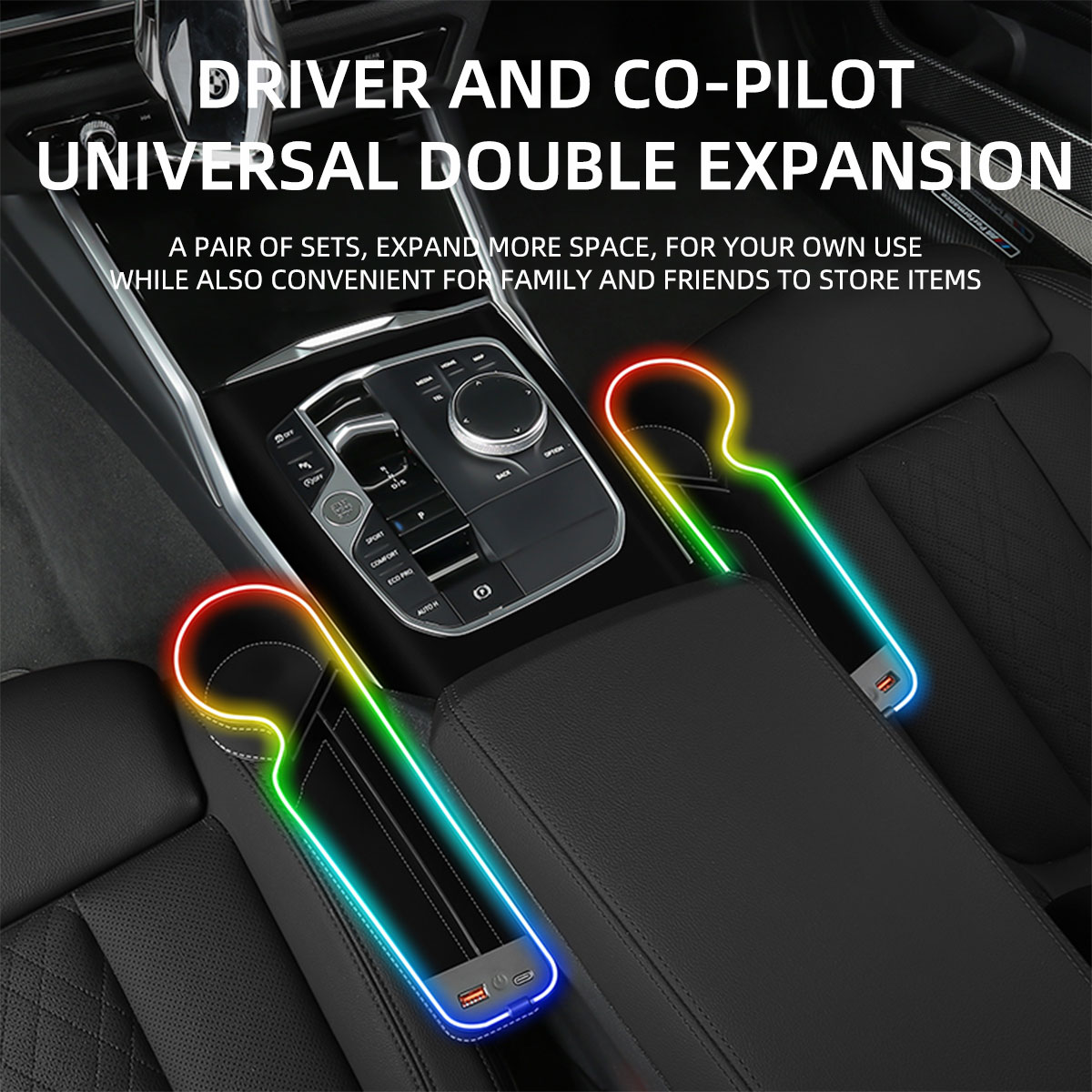 Car Seat Gap Filler Cup Holder - đánh giá và giá Seat Gap Filler Organizer With Usb Charger