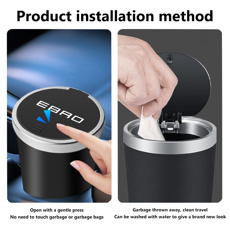 Car Trash Can Mini Waterproof  - đánh giá và giá Waterproof Car Trash Can With Lid