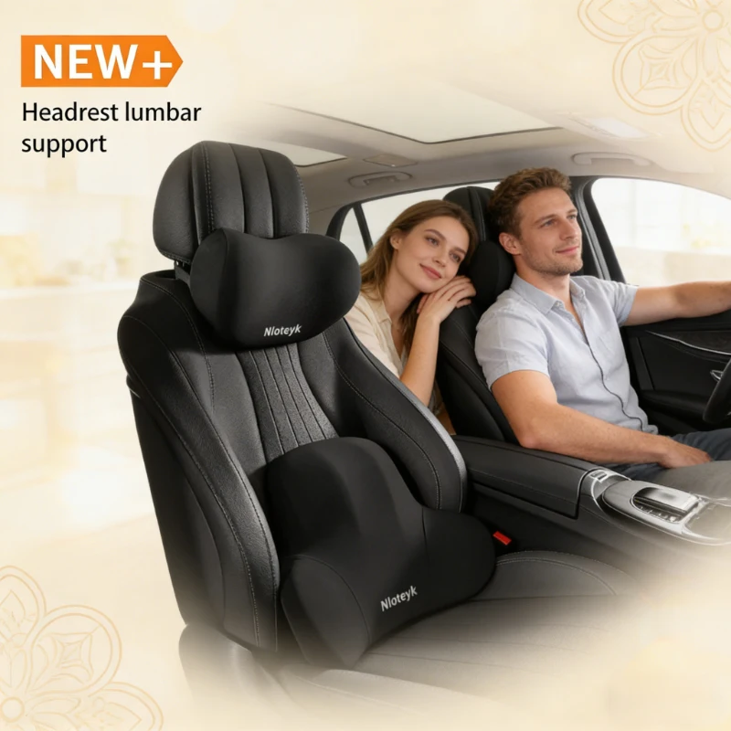 Car Memory Foam Neck Pillow &  - đánh giá và giá Memory Foam Car Neck Pillow Lumbar Support