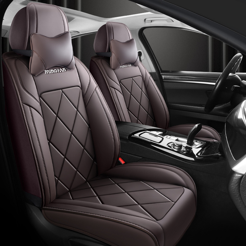Universal Comfortable Full Lea - đánh giá và giá Leather Car Seat Covers Full Set Universal