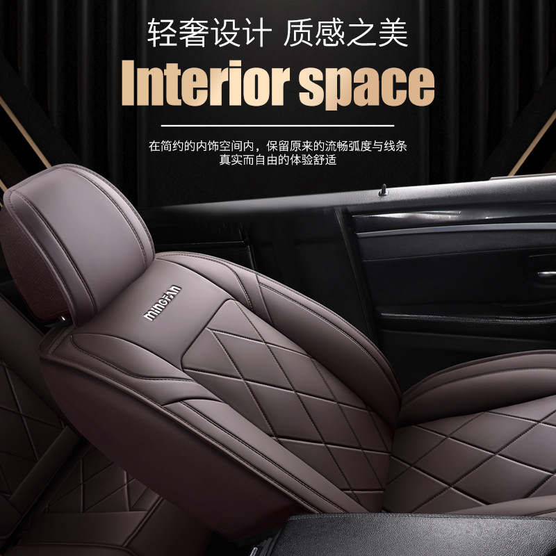 Universal Comfortable Full Lea - đánh giá và giá Leather Car Seat Covers Full Set Universal