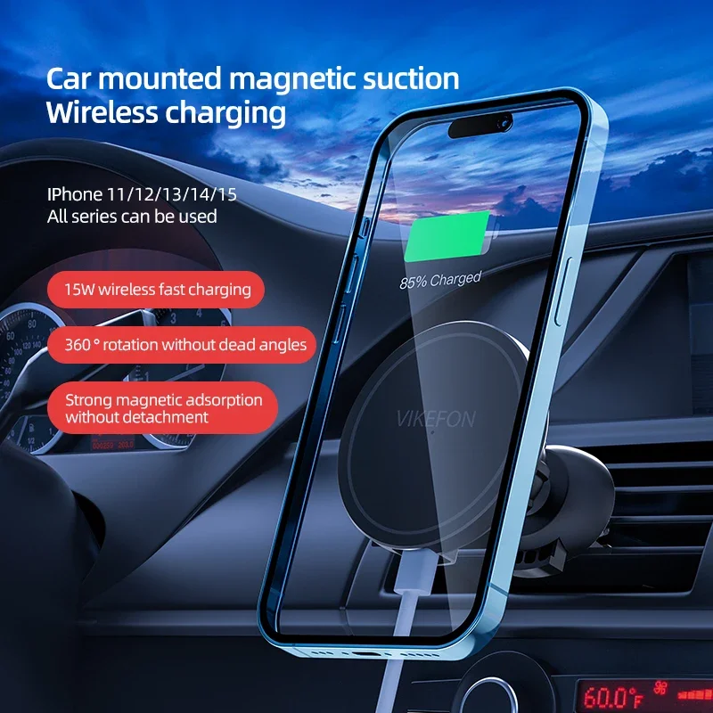 Car Air Outlet Wireless Charge - đánh giá và giá Magnetic Phone Holder For Car Vent