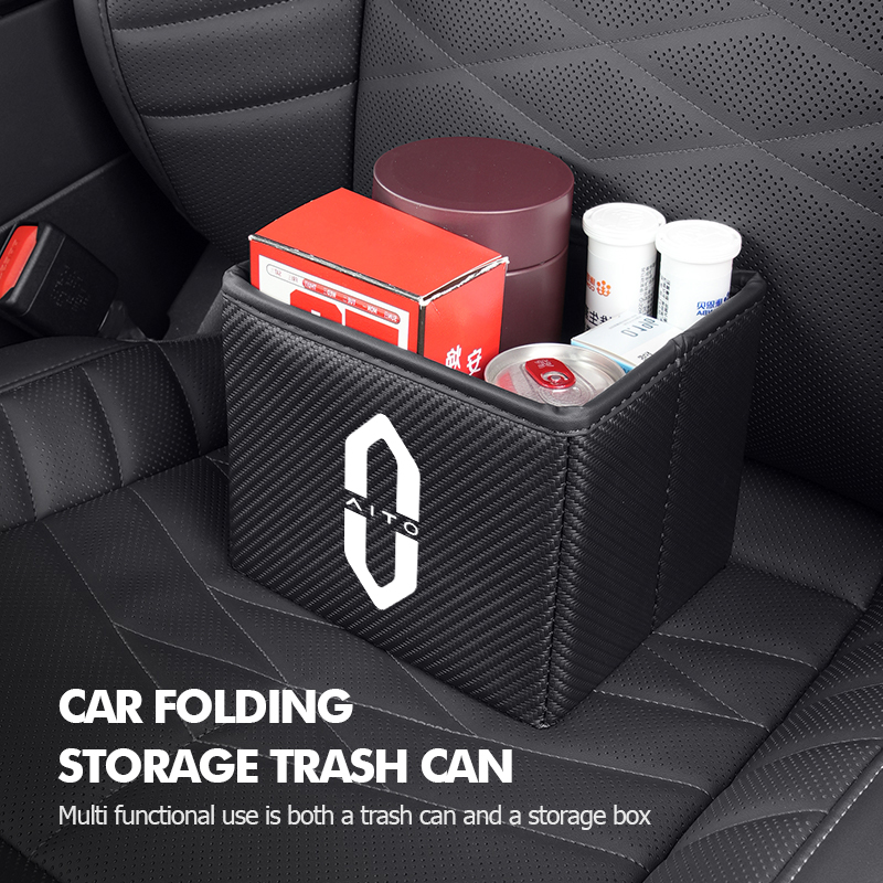 Car Trash Can Foldable Garbage - đánh giá và giá Waterproof Car Trash Can With Lid