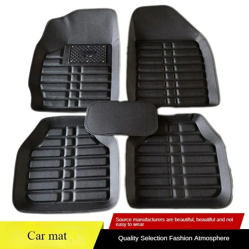 NEW Luxury Leather Car Floor M - đánh giá và giá Car Floor Mats Universal Waterproof Leather