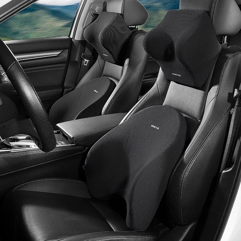 Car Lumbar Support Headrest Ne - đánh giá và giá Memory Foam Car Neck Pillow Lumbar Support