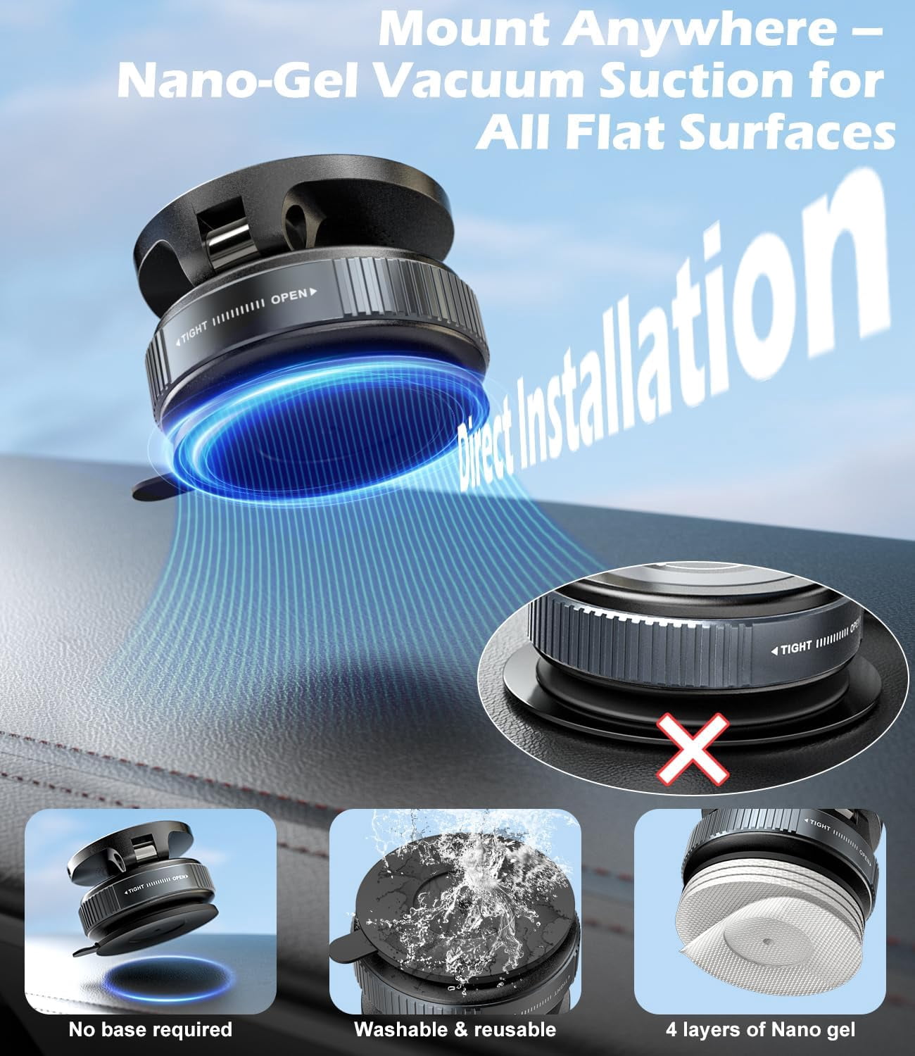 15W Wireless Fast Charger Car  - đánh giá và giá Wireless Car Charger Mount Fast Charging