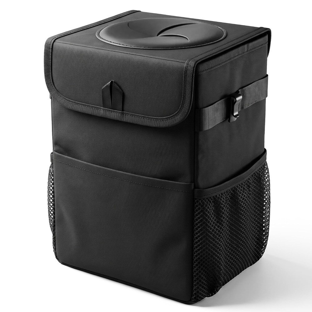 Collapsible Car Trash Can with - đánh giá và giá Waterproof Car Trash Can With Lid