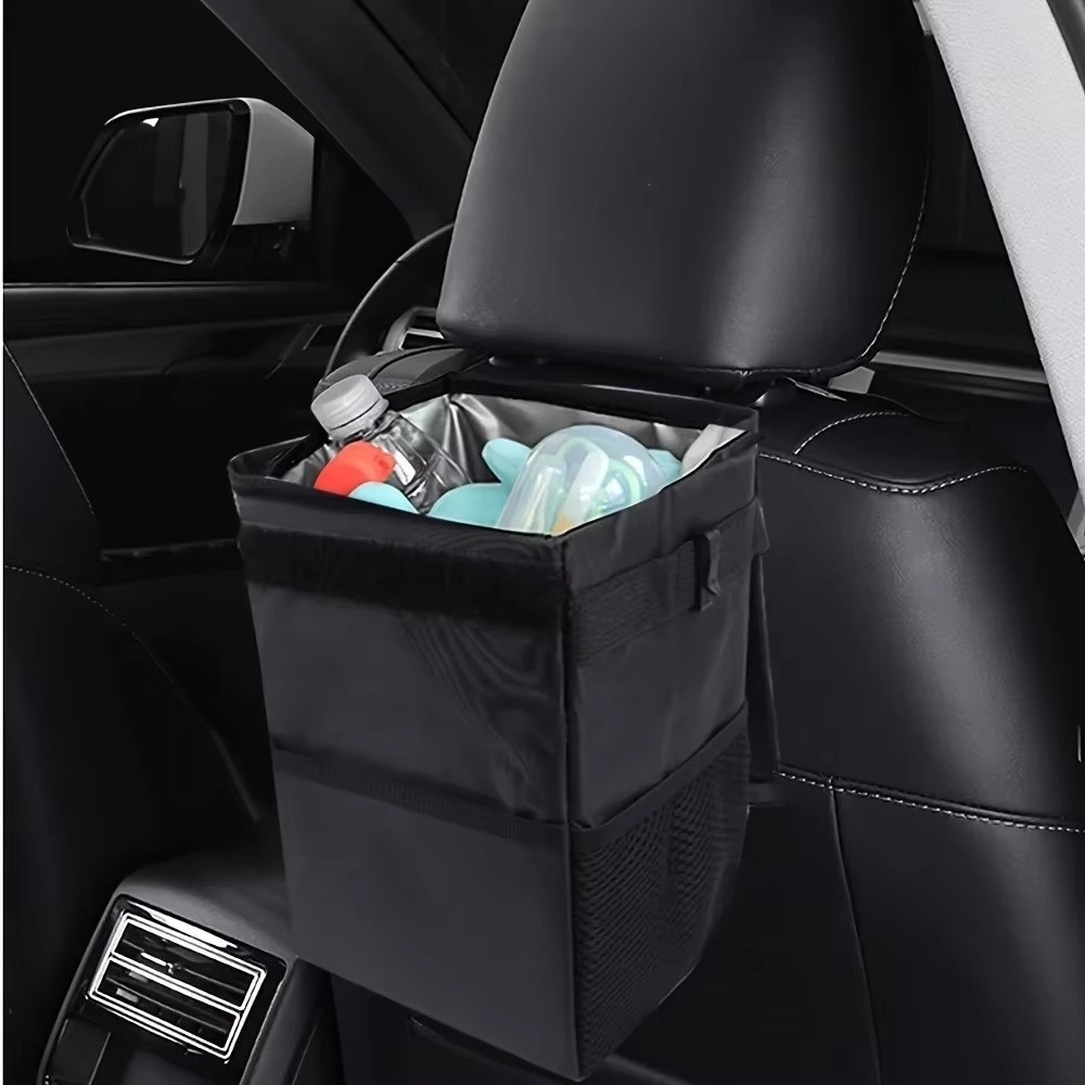Collapsible Car Trash Can with - đánh giá và giá Waterproof Car Trash Can With Lid
